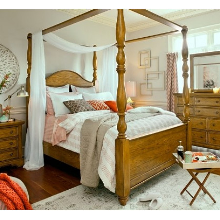 Carlyle Rustic : Giường Ngủ Châu Âu , King Size